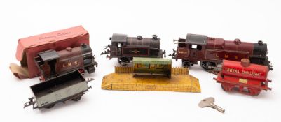 Hornby O Gauge No.2C 4-4-2 Tank Loco LMS maroon No.