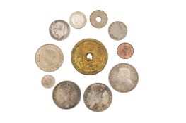 A higher grade 1897 South African halfcrown with 1862.