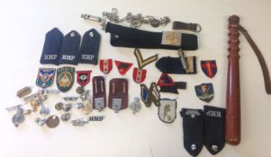 A collection of 20th Century Prison Officer effects.