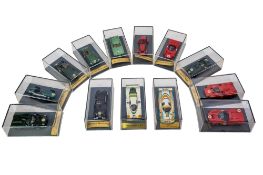 Piccolino. A boxed group of small scale white metal and resin sports cars, .