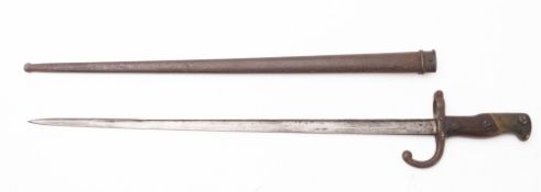 A French 1794 pattern Gras bayonet.