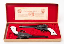 A pair of reproduction .44 revolver 'Outlaw Guns' by BCM Toys, Derby.