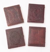 Four late 19th Century 1/6th plate daguerreotypes of women and children. All cased.