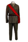 A 20th Century Royal Marines Colour Sergeant dress uniform.