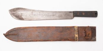 A WWII British 1944 pattern machete, maker Martingale,