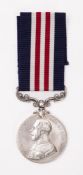 A KGV Military Medal awarded to 113811 Sapr JJ Boeg 20/AT Coy RE.