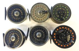 Three Intrepid Gearfly 4' fly fishing reels.