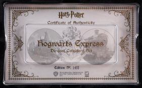 A Harry Potter Hogwarts Express diecast collectors set.
