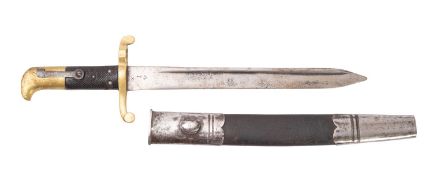 An 1855 pattern Lancaster bayonet (reduced) ,