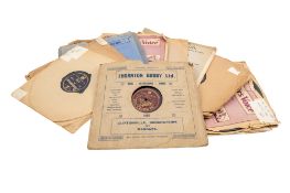 A group of just under sixty Jazz 78 rpm records, mostly in very good condition.