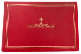 A 1987 Ryder Cup Team Patrons Concorde Tour album, with signatures,