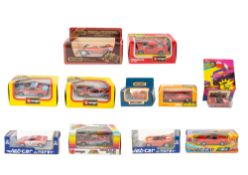 Norev and others. A boxed group of various sport cars including 'Lancia Stratos No.