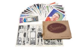 A collection of Topical Times Football cards,