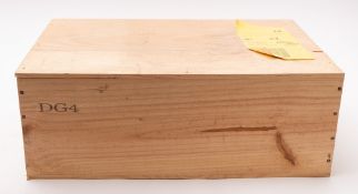 A case of 12 bottles of Chateau Bronte-Cantenac Margaux 2005. In a sealed wooden case.