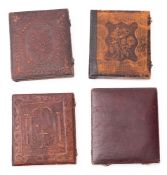 Four late 19th Century 1/6th plate daguerreotypes of women. All cased.