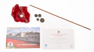 Paul Cummins. A ceramic Poppy form the 'Blood Swept Lands and Seas of Red' art