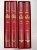 Beautifully presented collection of King George VI British Commonwealth in four red SG KGVI albums