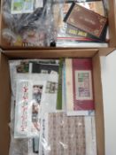 Great Britain. Two boxes of decimal stamps MNH new issues in part sheets, booklets, packs,