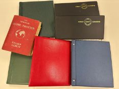 A collection of GB and world stamps, plus First Day Covers in 7 albums,