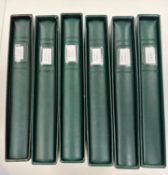 A collection of mint Isle of Man stamps in six Linder boxed hingeless albums. High face value.