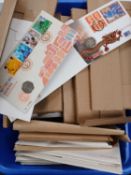 GB new issue stamps and associated FDCs,