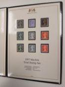 Great Britain. 1997 Machin Trial Stamp Set in H & B folder.