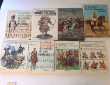 A mixed collection of model soldier refe