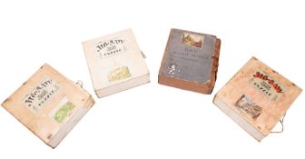 Four GWR Chad Valley wooden jigsaws, 'B