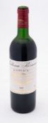 A bottle of Ch. Kirwan 3rd growth Margau