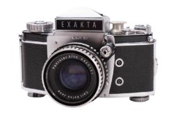 An Exakta Varex IIb 35mm camera. Having