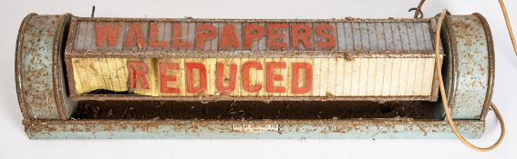 A 20th century rotating advertising or