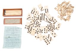 A complete set of twenty eight bone and