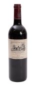 A bottle of Chateau Cantemerle Haut me d