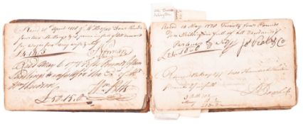 RECEIPT BOOK, C18th. Manuscript on paper, c.
