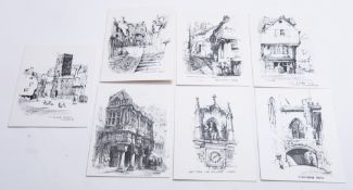An accumulation of unused Exeter greetin