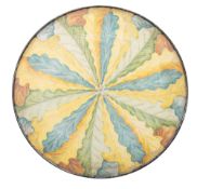 A 20th Century lazy susan, decorated wit