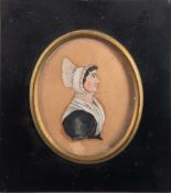 A group of nine assorted Victorian and Georgian silhouette miniatures -