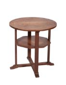 A Heal's oak circular occasional table, circa 1930,