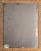 A rectangular gilt composition framed wall mirror in Louis XIV taste,