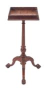 A mahogany kettle stand in Regency style, late 19th century; by Charles Mellier & Co,