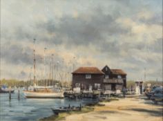 David Osborne (British, 20th Century) - 'Birdham Pool,