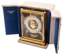 Jaeger-LeCoulte Atmos mantel clock the movement stamped to the front Atmos, Jaeger-LeCoultre, Swiss,