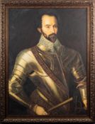 A contemporary hand after the antique - Portrait study of Sir Walter Raleigh - Oil on canvas -