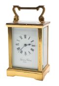 Topsham Clocks, Exeter a modern brass carriage clock