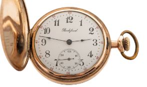 Rockford, a gold-filled full hunter pocket watch