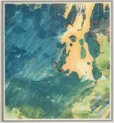 Luis Chan (1905-1995) - Abstract in blue,