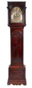 P. Lanny, London, a Georgian mahogany longcase clock