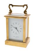 Wm. Widdop, a modern brass carriage clock