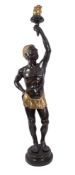 A large metal Blackamoor figure in 17th century taste,