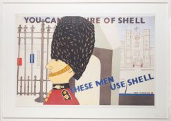 * Ben Nicholson (British, 1894-1982) - 'These Men Use Shell' - Offset lithograph print -